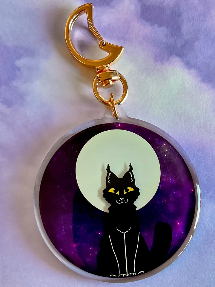 "Moon Cat" charm product image (1)