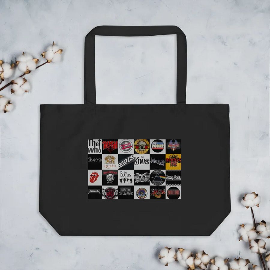 Music Lovers Collection - Ultimate Music Lover's Tote Bag – Double-Sided Design with 24 Iconic Bands! product image (3)