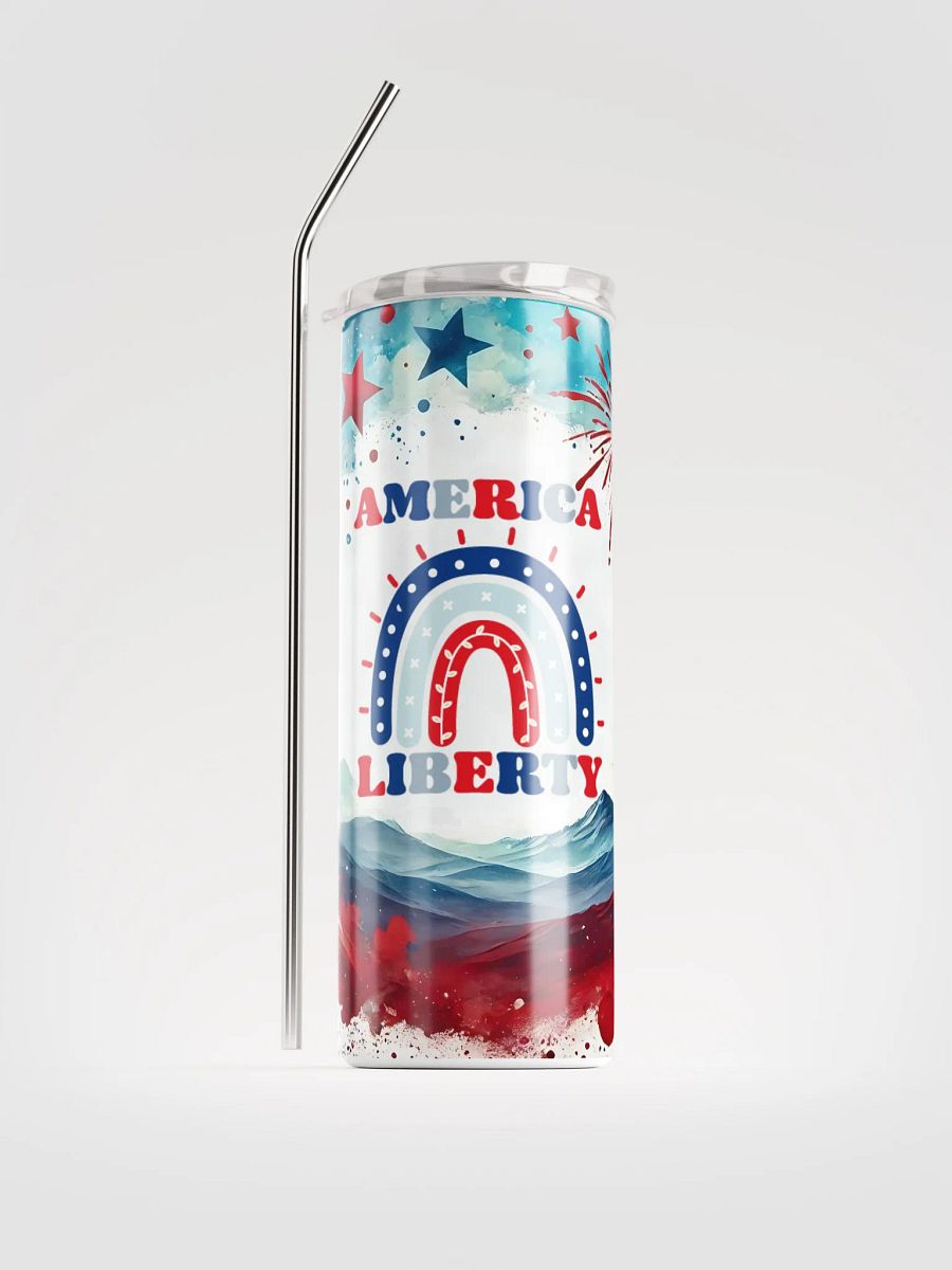 Rainbow Liberty Stainless Tumbler product image (1)