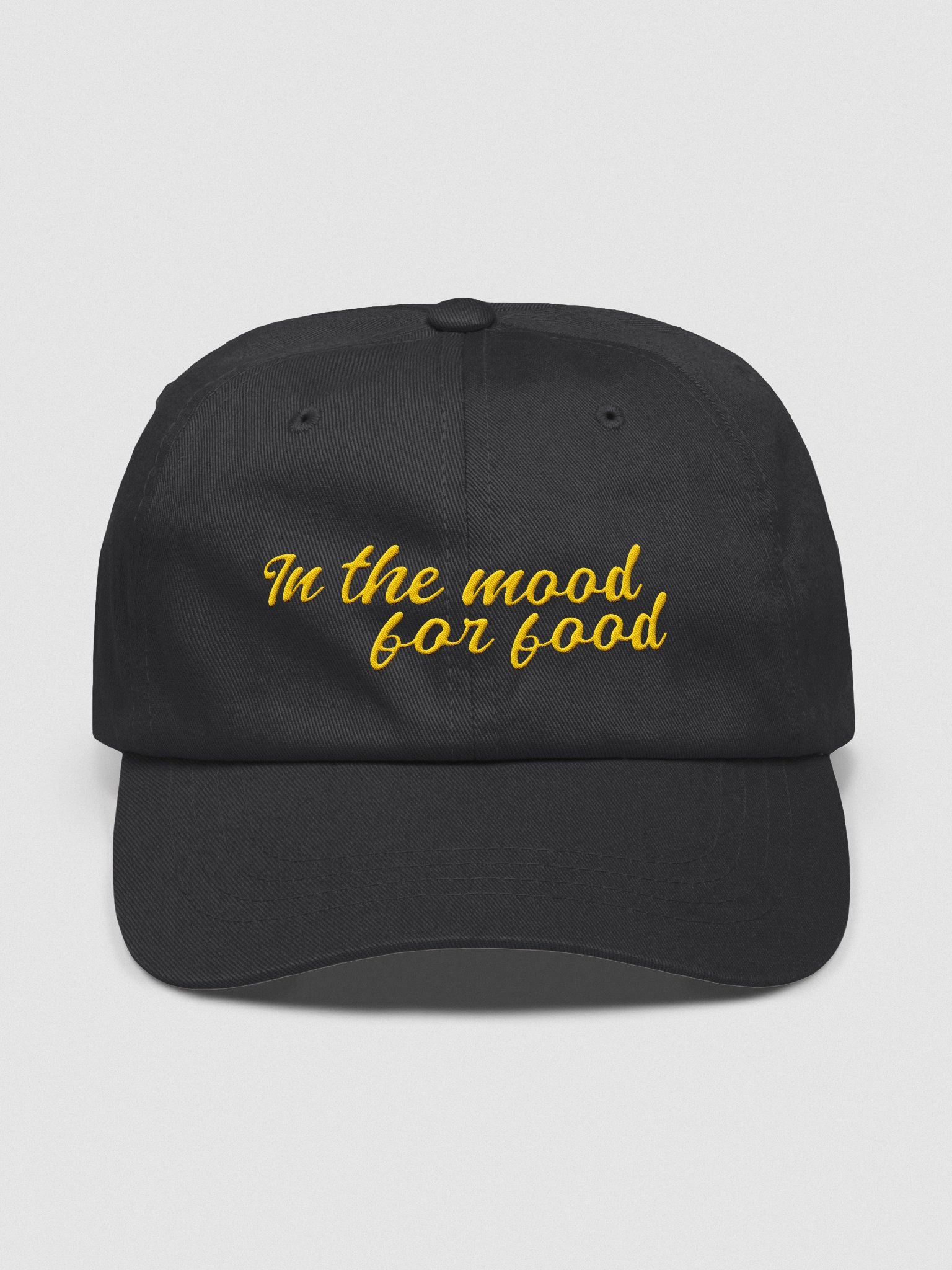 In The Mood For Food | Dad Hat – Mustard product image (1)