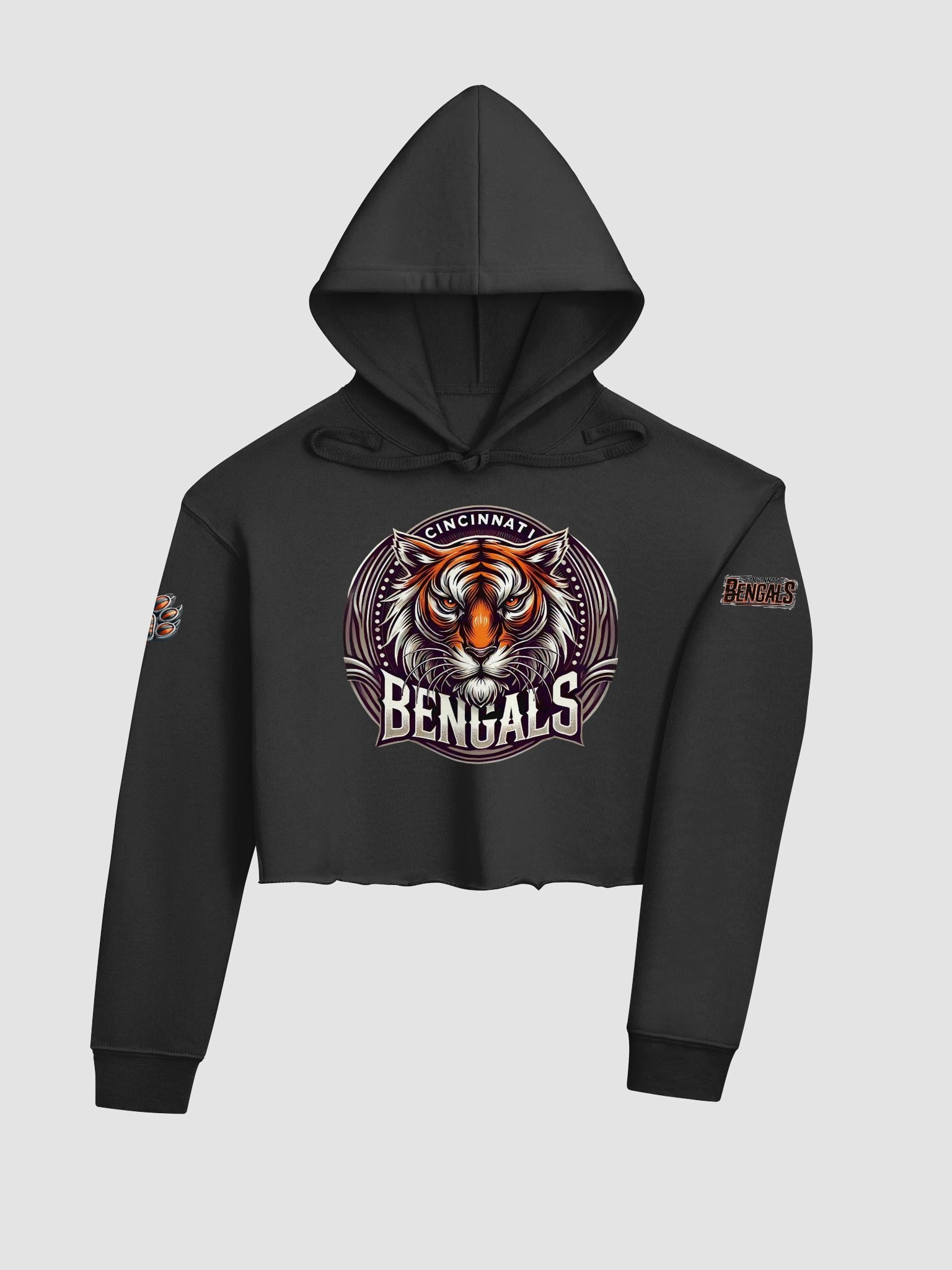 Cincinnati "Tiger Pride" Crop Hoodie | Cincinnati Bengals | NFL Home Locker product image (19)