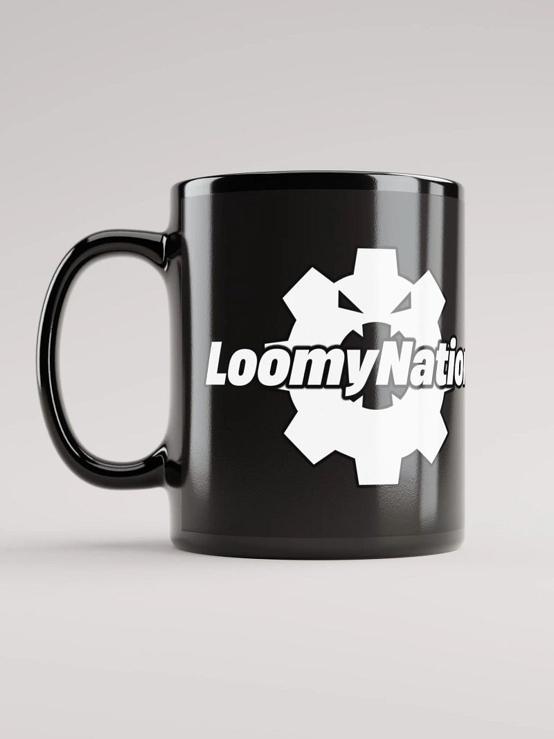 LoomyNation Black Mug 11 oz