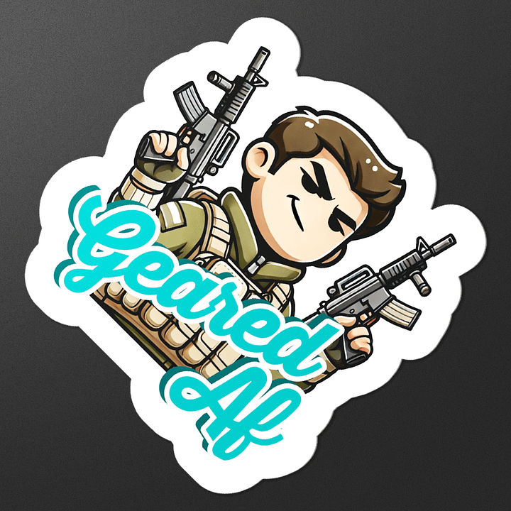 "Geared AF" - A DayZ Sticker product image (2)
