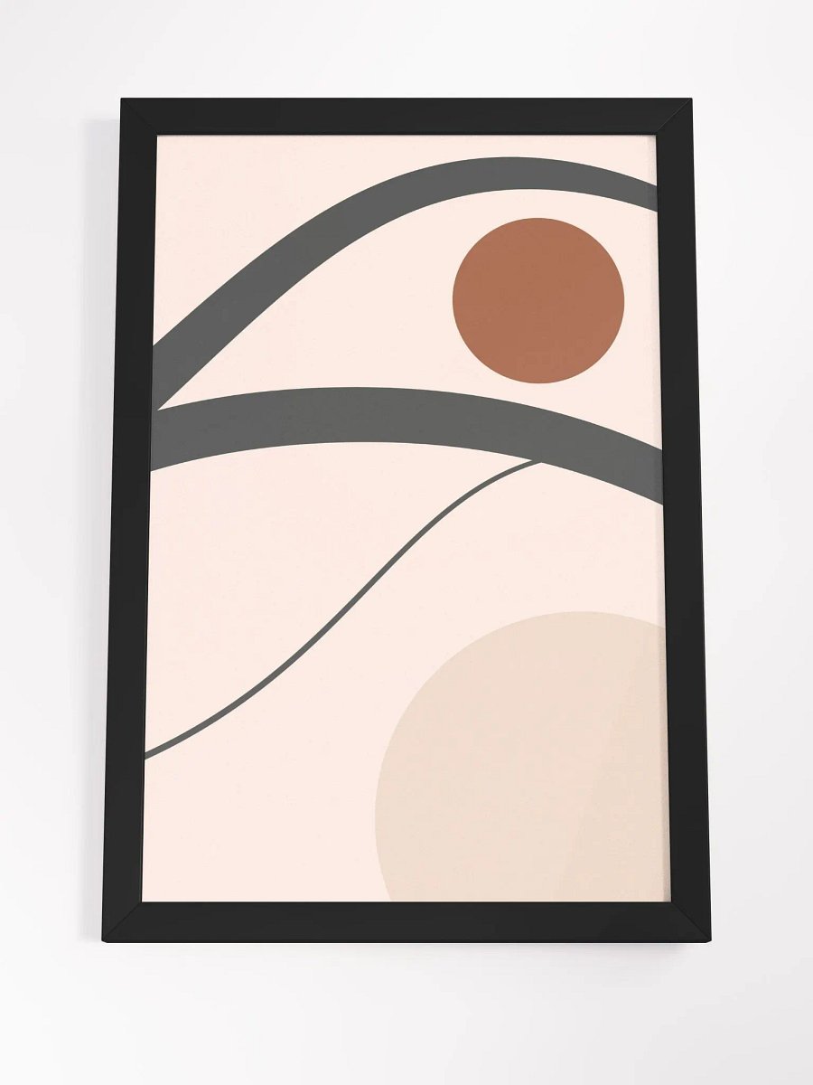 Abstract Lines Framed Matte Poster product image (23)