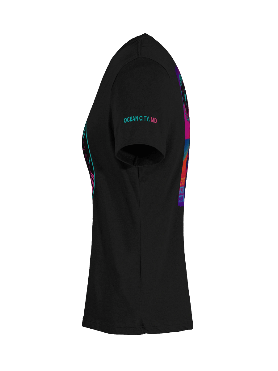 2025 Bronco Beach Bash Ocean City / Destination Bigfoot Bronco Collab | Women's Relaxed V-Neck T-Shirt (Multiple Color Options) product image (10)