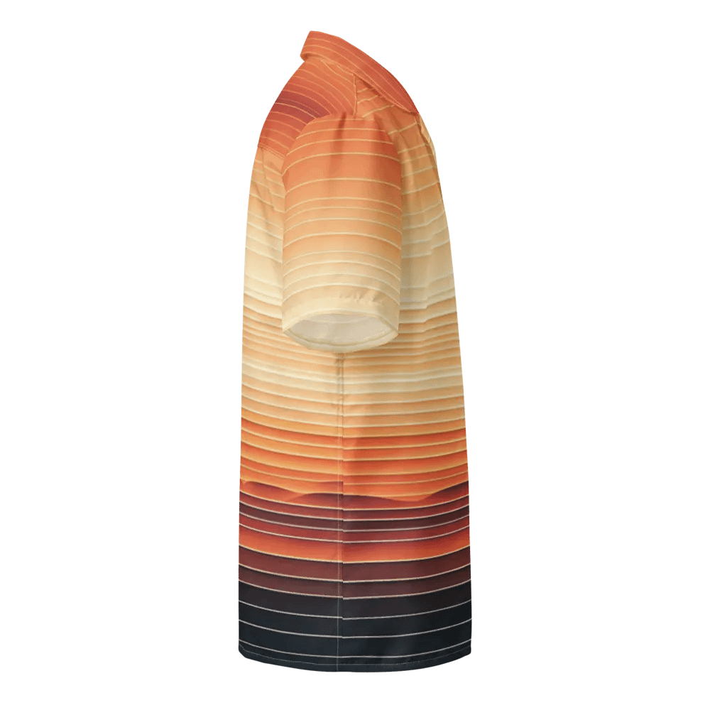 Men's Full-Print-6 Orange Hawaiian Shirt product image (4)