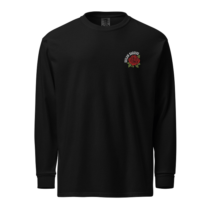 Outlaw Baggers Rose Black Long Sleeve Tee product image (2)