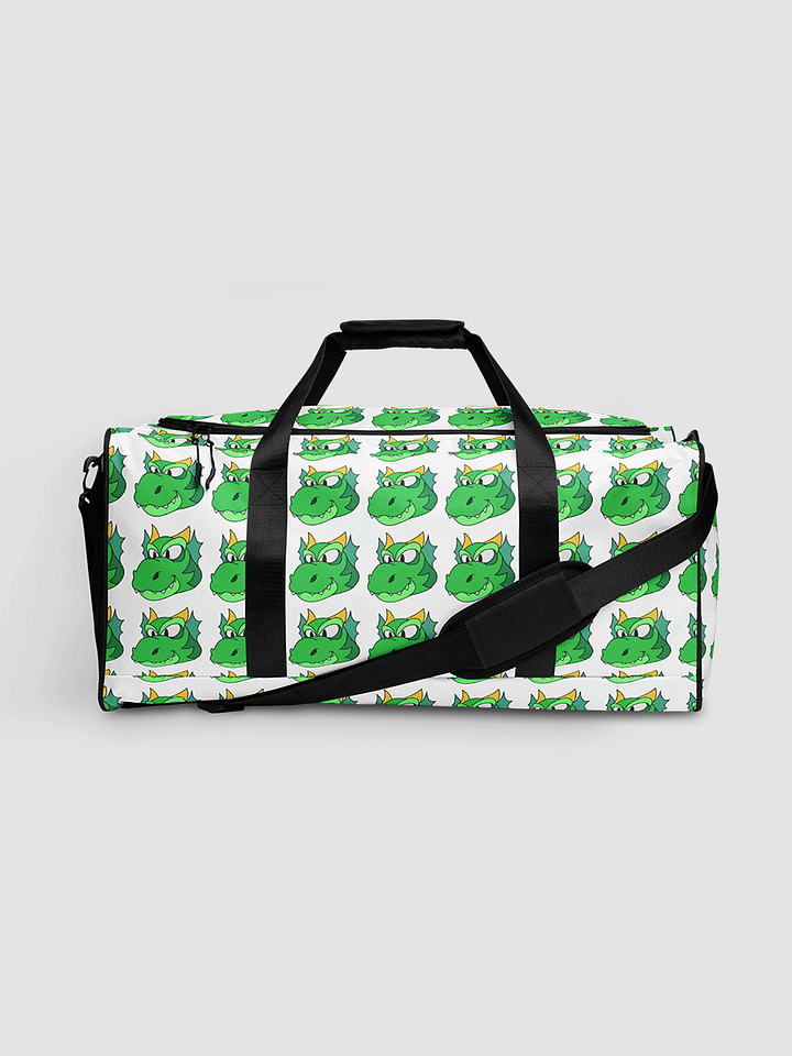 Happy Green Dragon All-Over Print Duffle Bag product image (2)