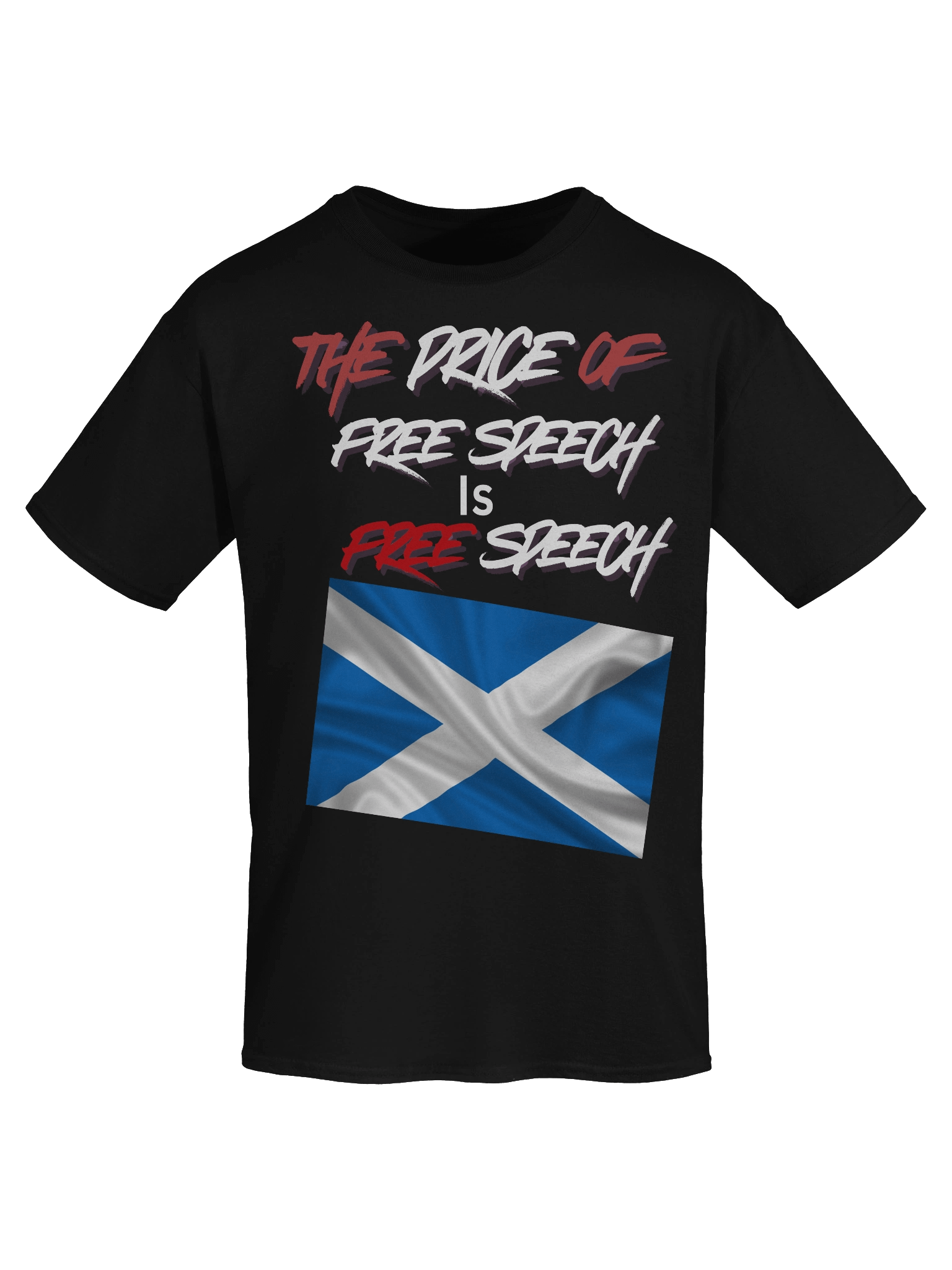 Scottish Free Speech Flag T-Shirt product image (9)