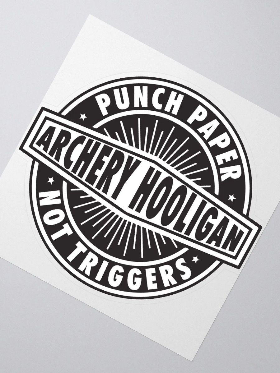 Punch Paper Not Triggers Sticker product image (4)