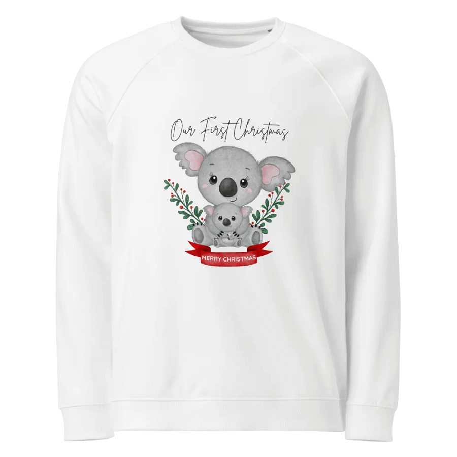 Koala Christmas Love Organic Sweatshirt product image (1)