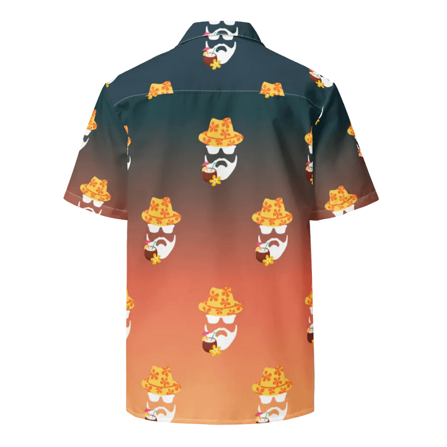 The Jon Hawaiian Shirt- Green/Orange product image (2)