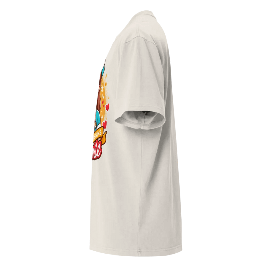 Smiling Nurse Heartbeat Oversized Tee product image (39)