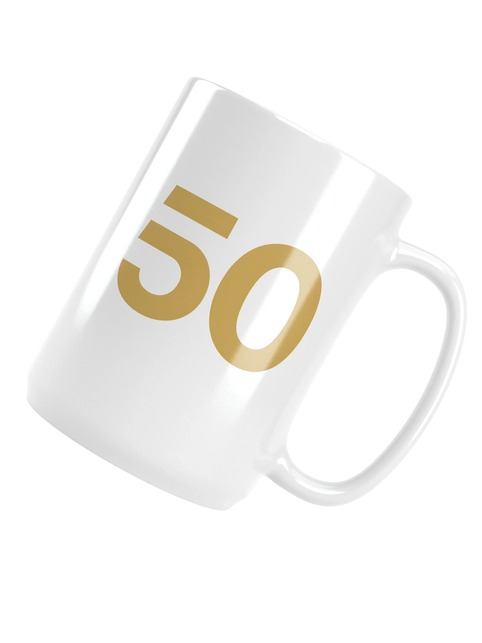 50 as FCK™ - White Glossy Mug product image (5)