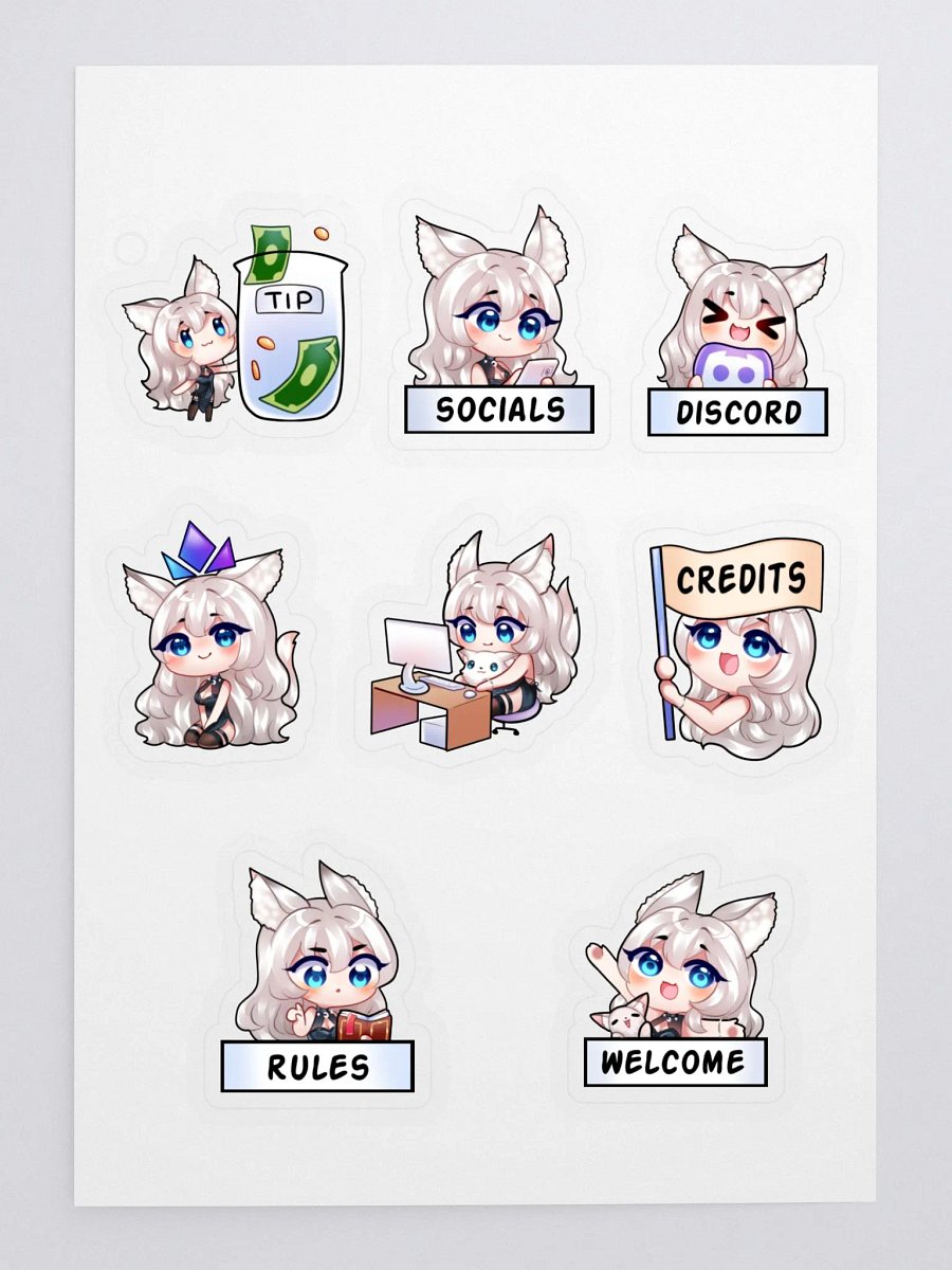 Lunaura Panels Sticker Sheet product image (1)