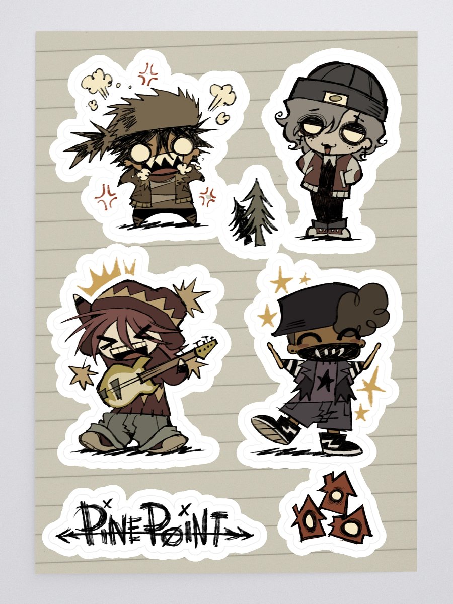 Pine Point Scene Stickers product image (3)