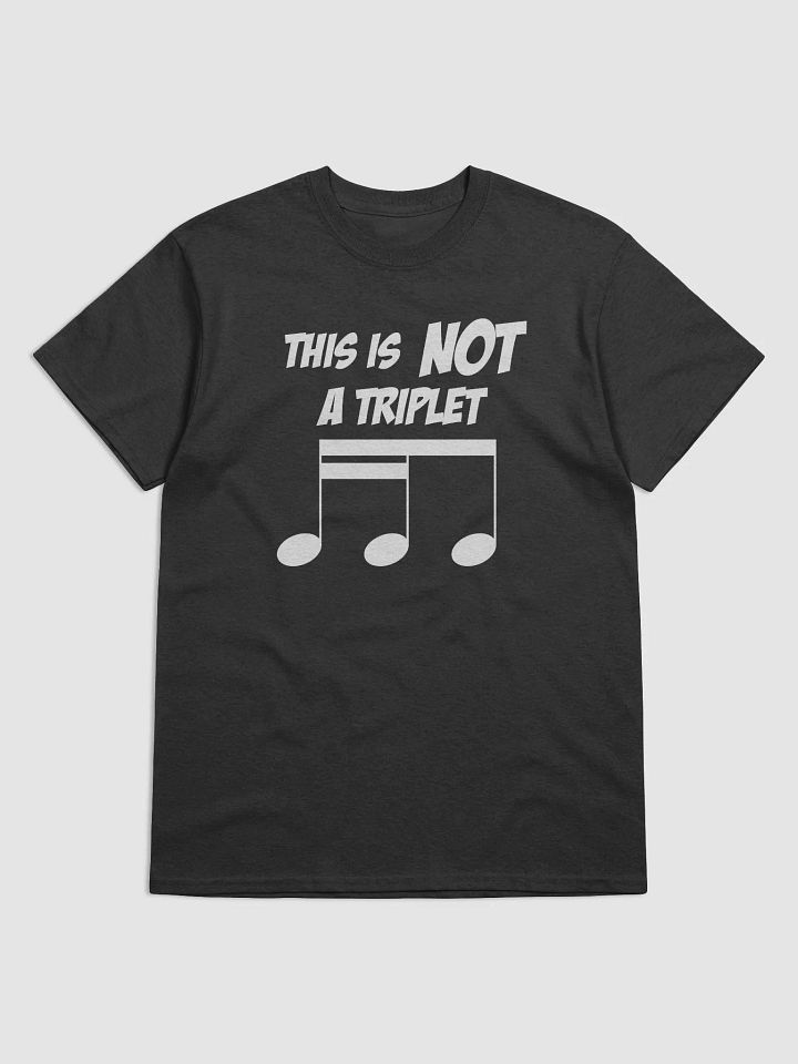 Triplet t-shirt (white text) product image (1)