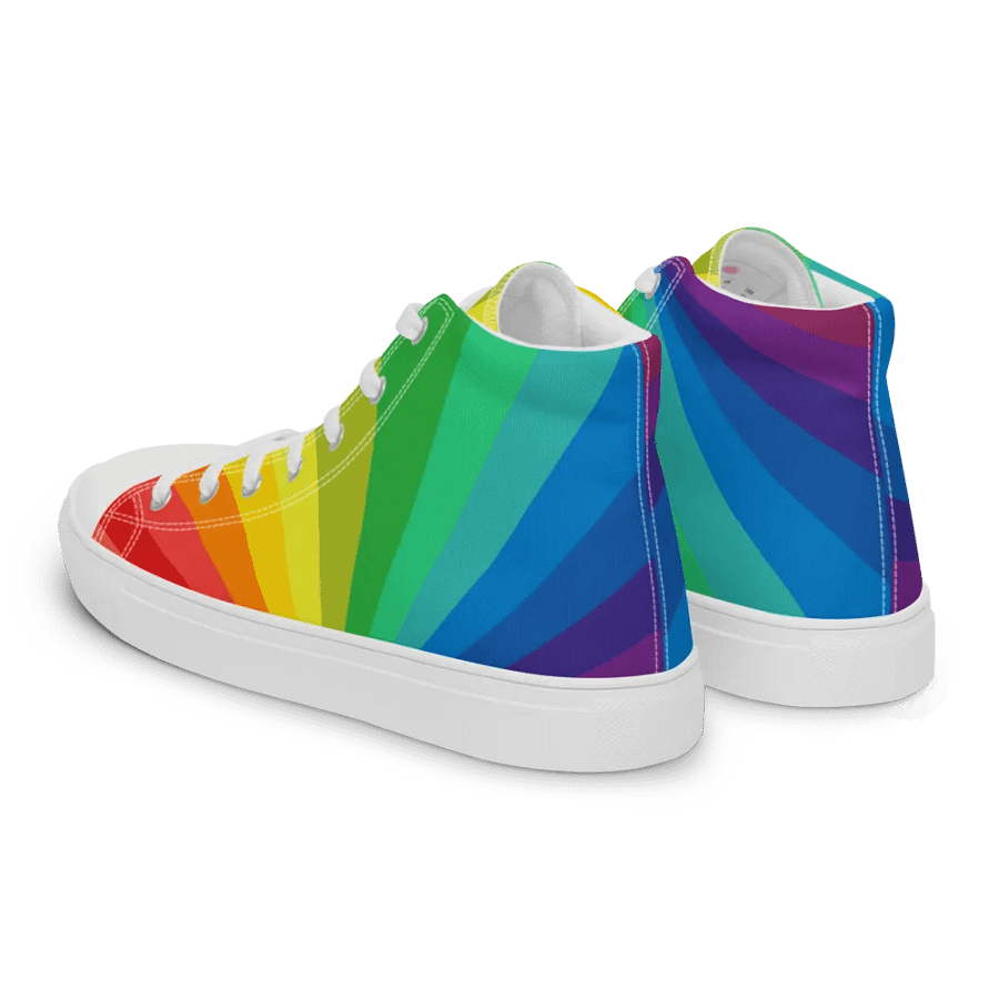 Men's Trippy Rainbow High Tops product image (5)