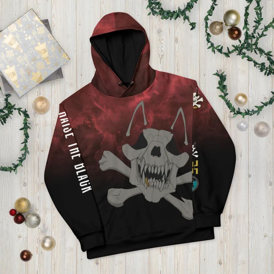 Mongrel Squad Straight Outta Klescher Red/Black Hoodie product image (10)