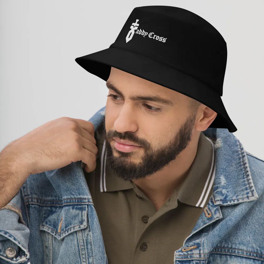 Xaddy Cross Bucket Hat (White Logo) product image (11)