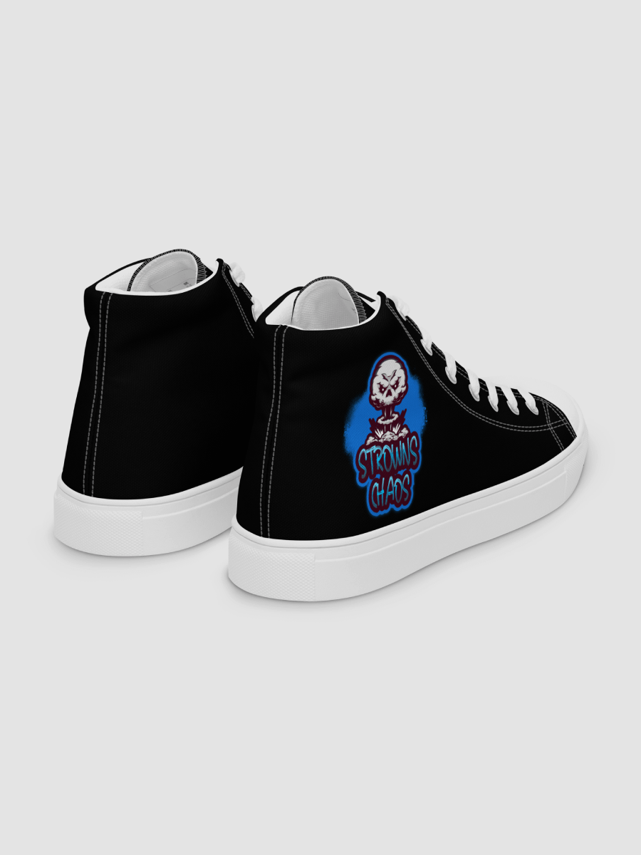 [strowns_chaos] Women;s High Top Canvas Shoes (Black) product image (4)