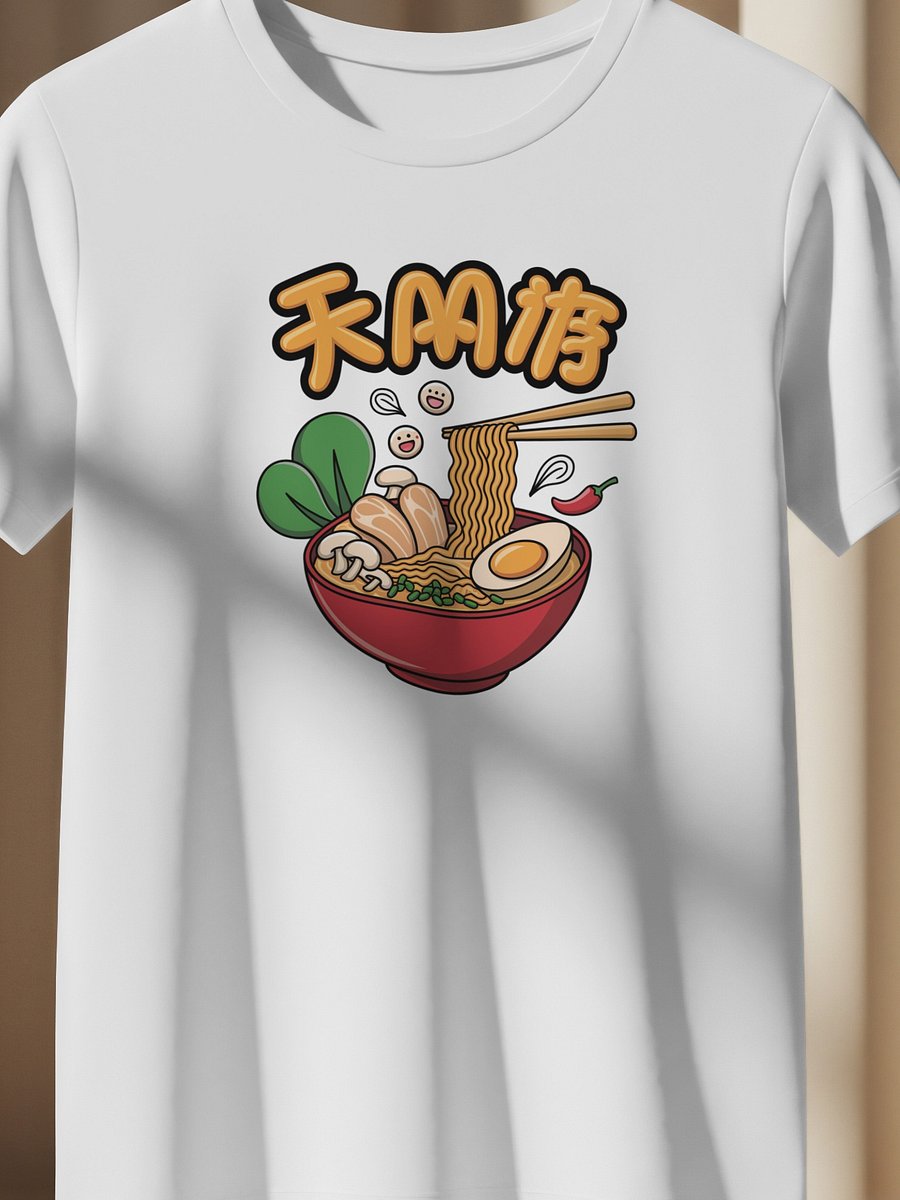 Whimsical Ramen Adventure T-Shirt product image (1)
