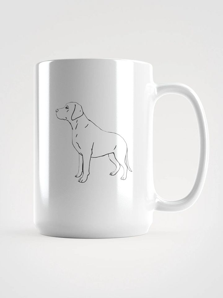 Dog Line Art White Mug product image (1)