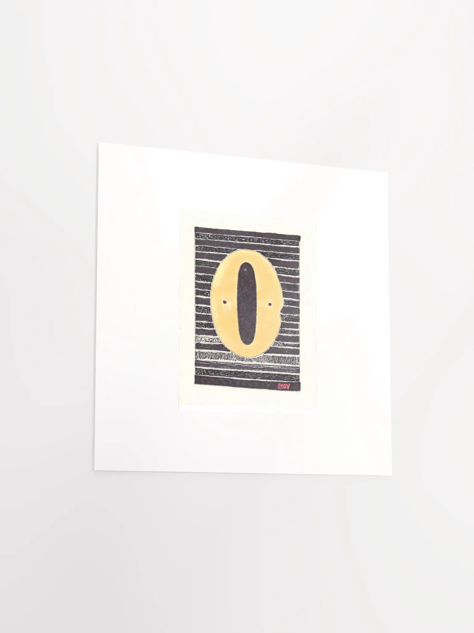 A cypher screams panel card print product image (2)