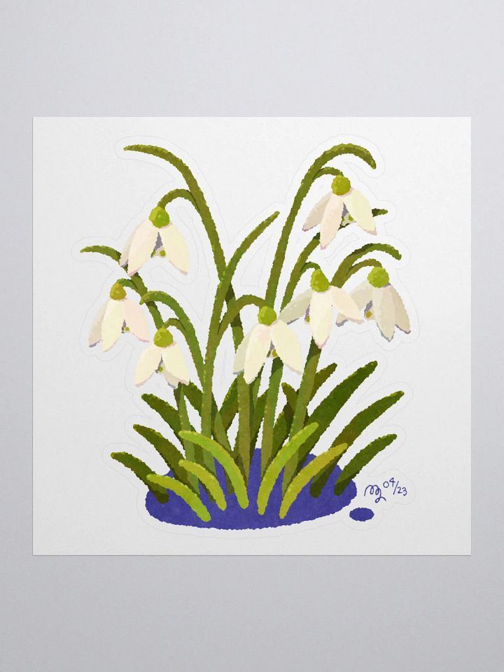 Snow Drop Sticker product image (1)