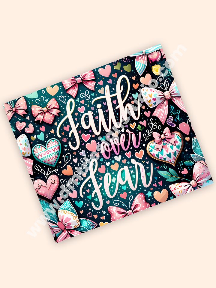Faith Over Fear Tumbler Wrap product image (2)