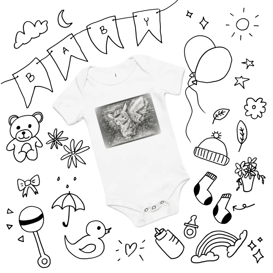 Nashīnasu - Pikachu White Baby Onesie product image (10)