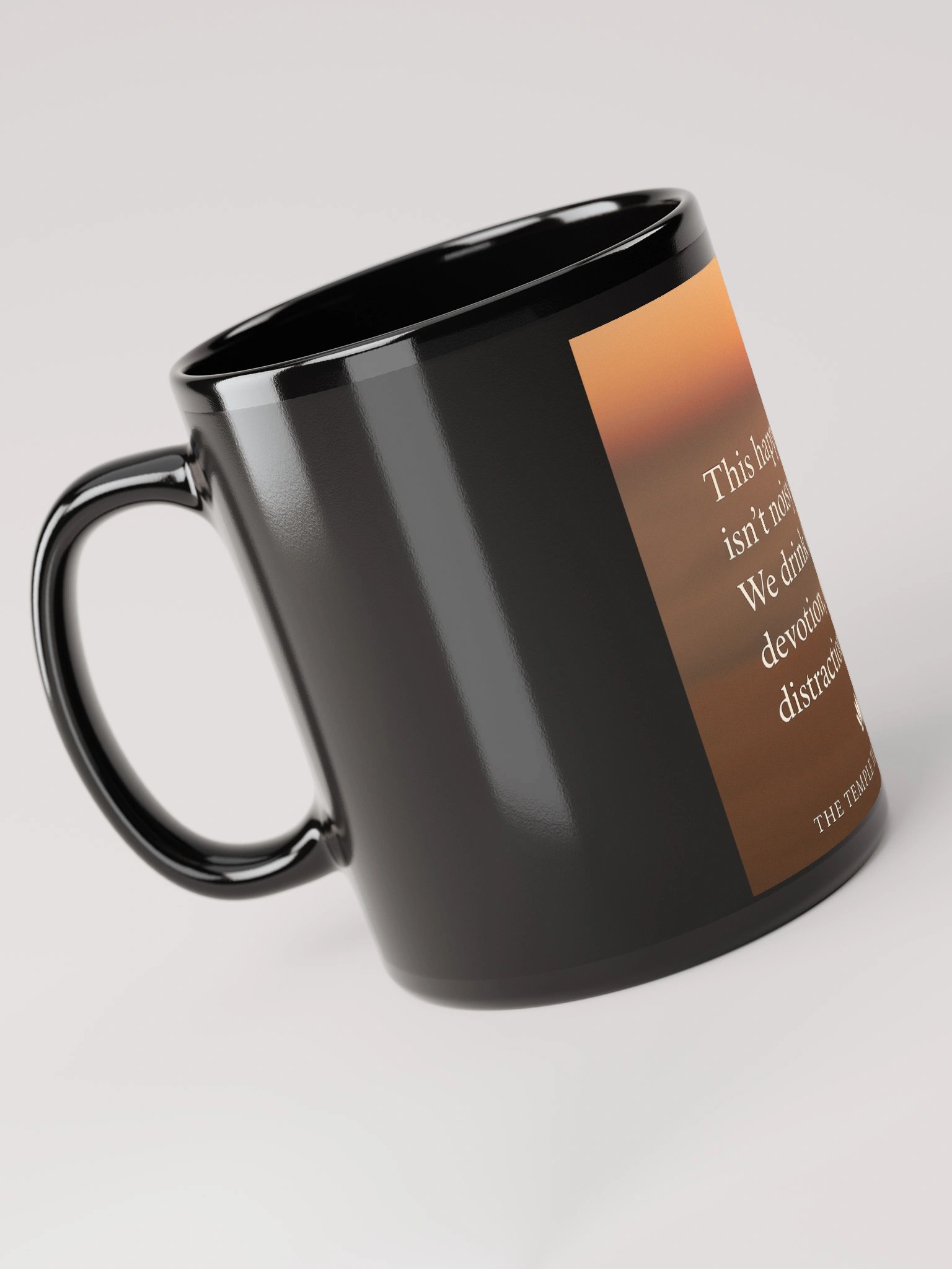 🪷🌅 The Temple Tending Toast — Black Glossy Edition product image (6)