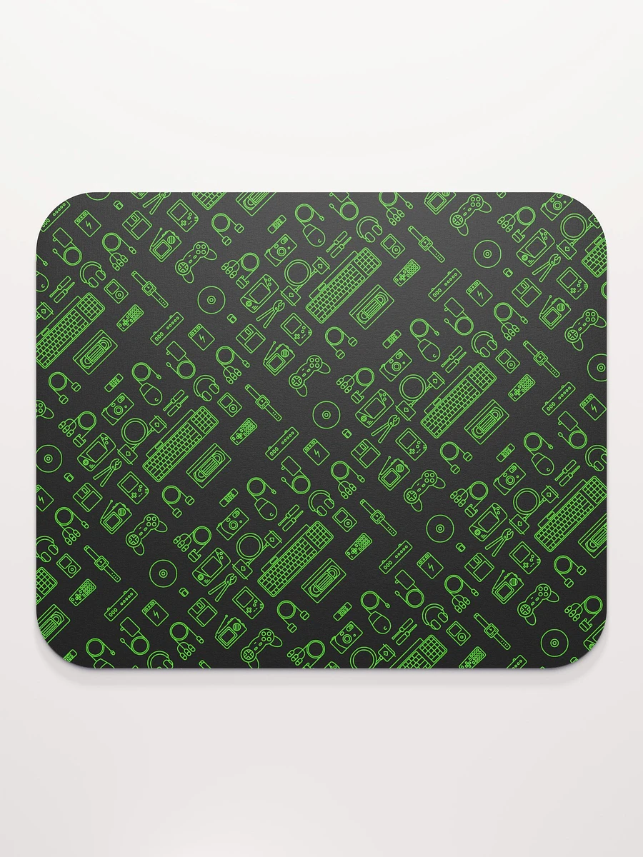 Neon Green Devices Mouse Pad (Classic) product image (2)