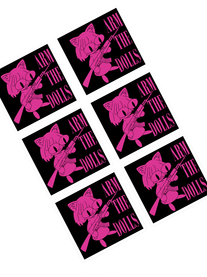 Arm The Dolls sticker sheet product image (1)