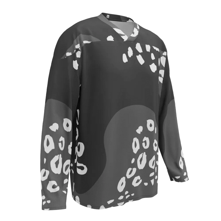 Dynamic Grey Leopard Hockey Fan Jersey product image (2)
