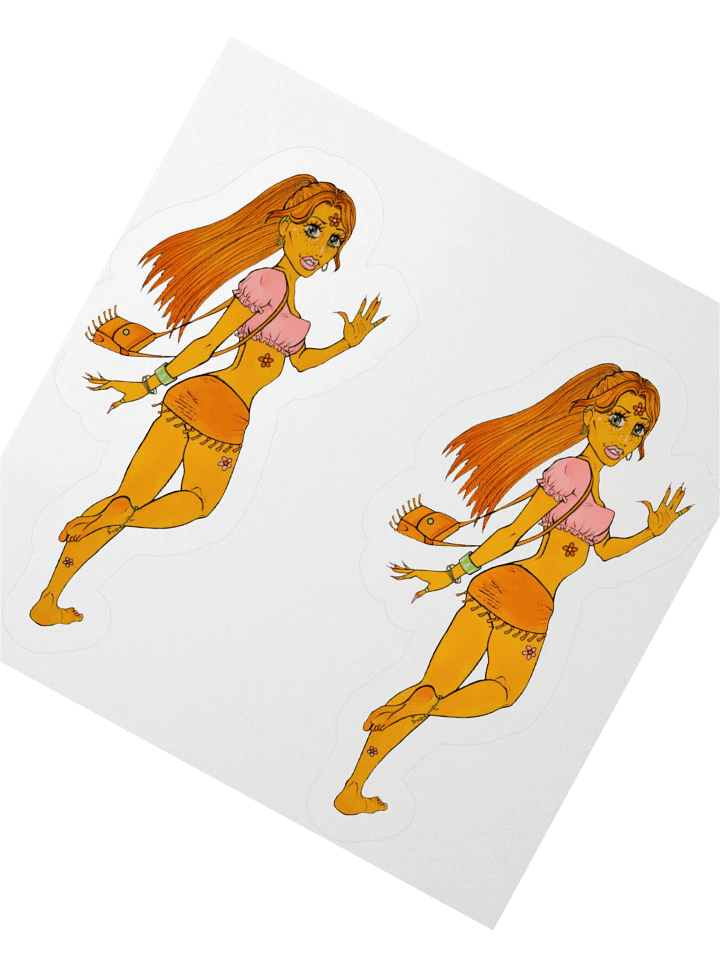 Pinuptober day 30 small stickers product image (2)