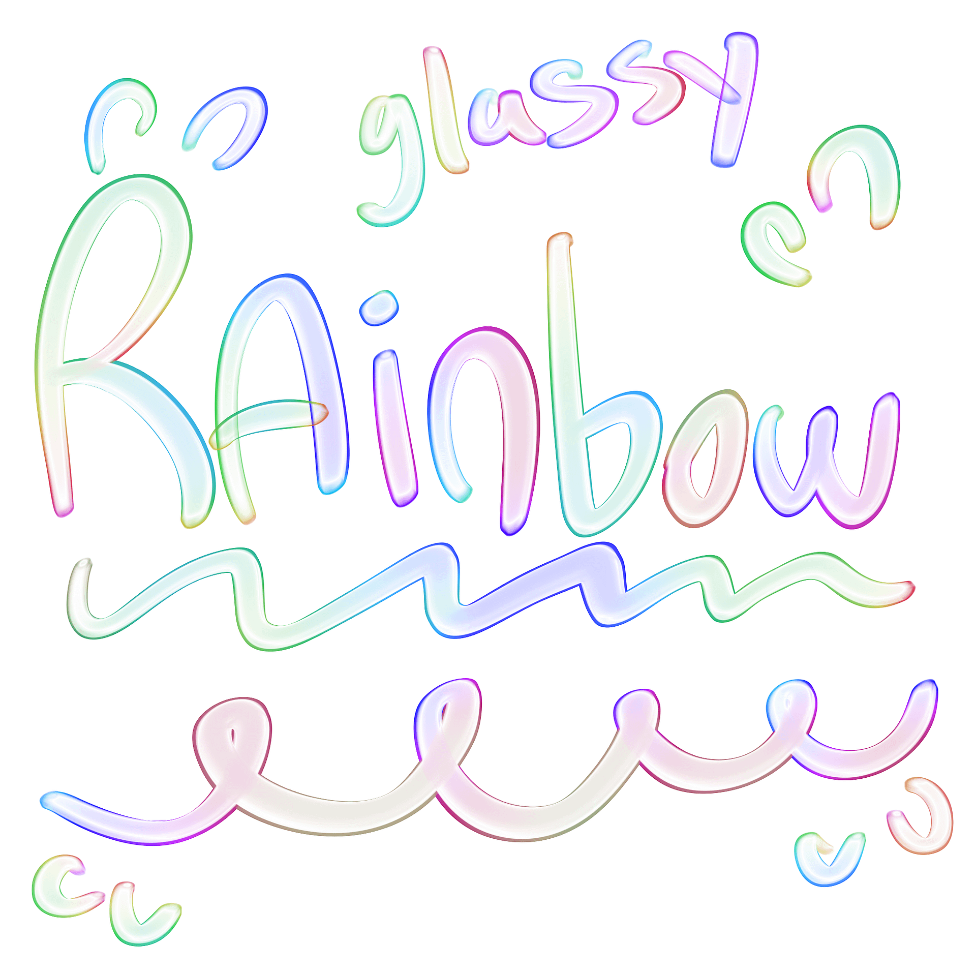 11 Glossy 3D Brushes for Procreate product image (10)