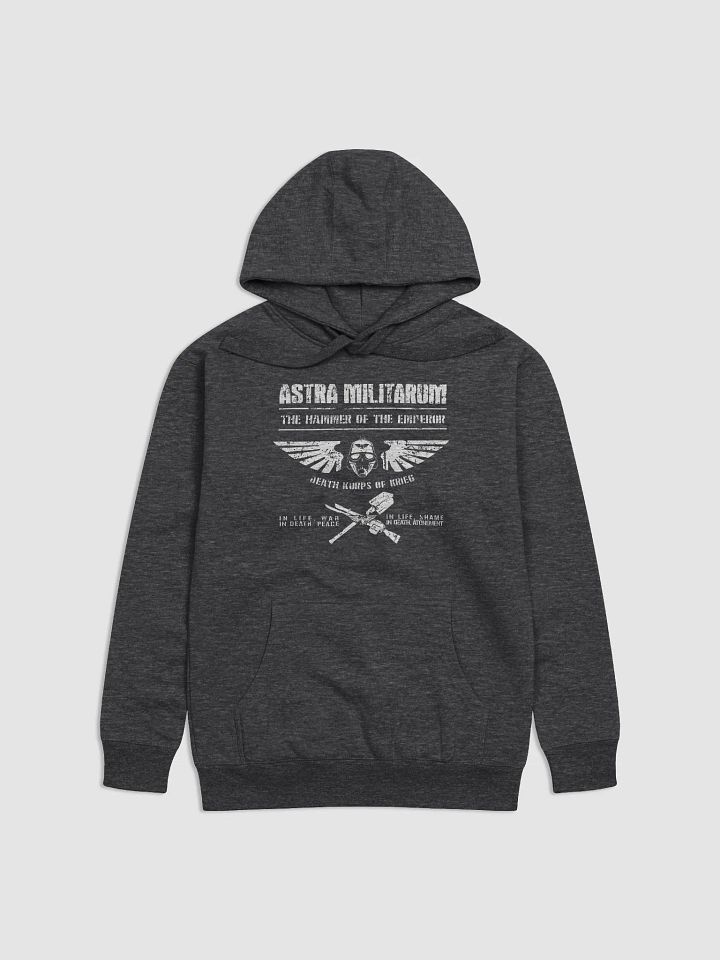 Death Korps of Krieg Warhammer 40k Hoodie | Retro Military Style Astra Militarum Pullover Hoodie product image (1)