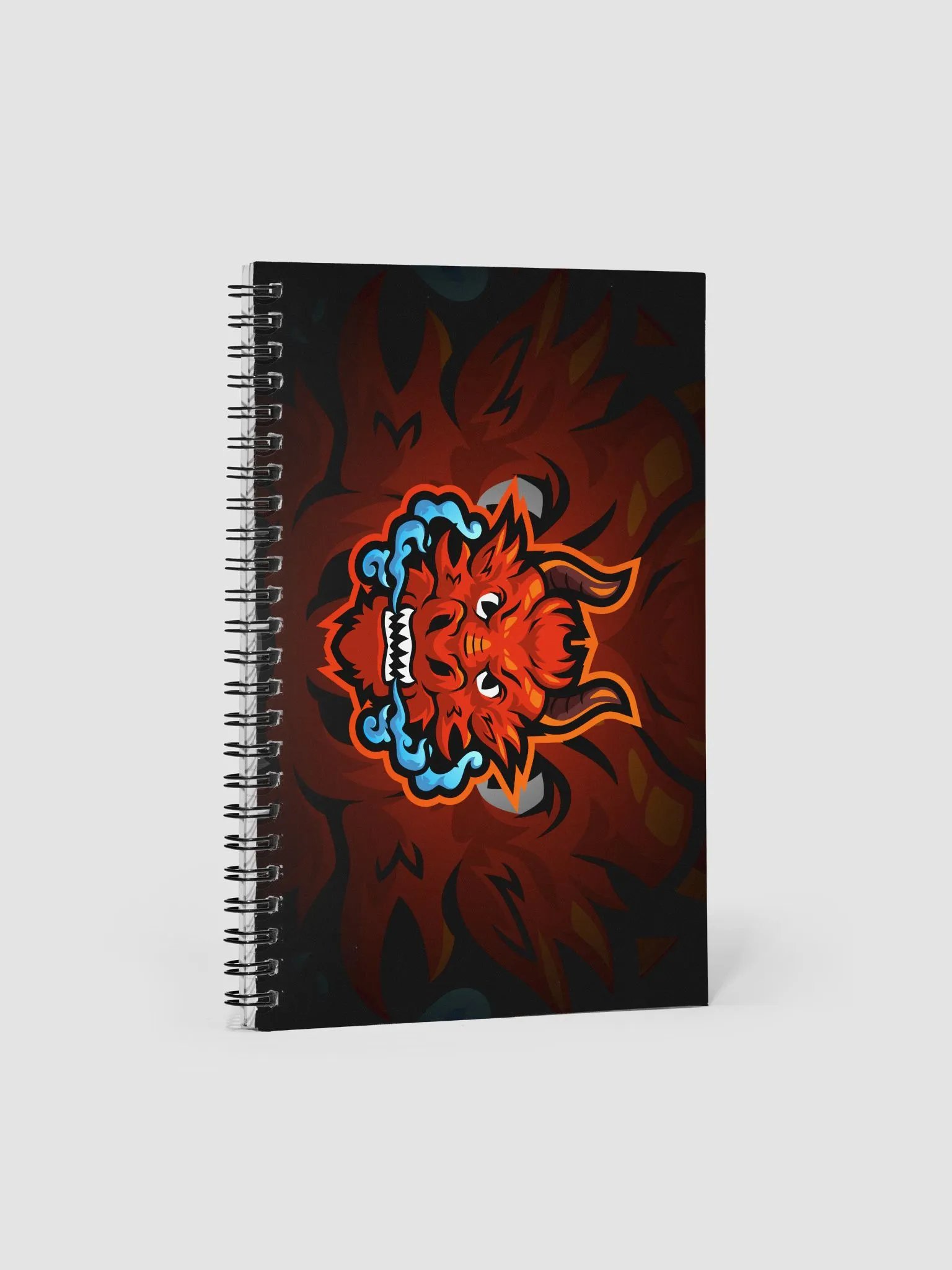Grim Falcon Spiral Dot Notebook product image (1)