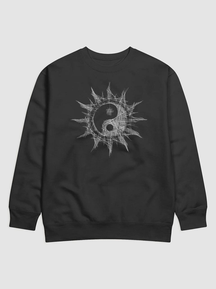 Mystic Sun Tee - White Celestial Yin-Yang Design | Spiritual Wear product image (3)