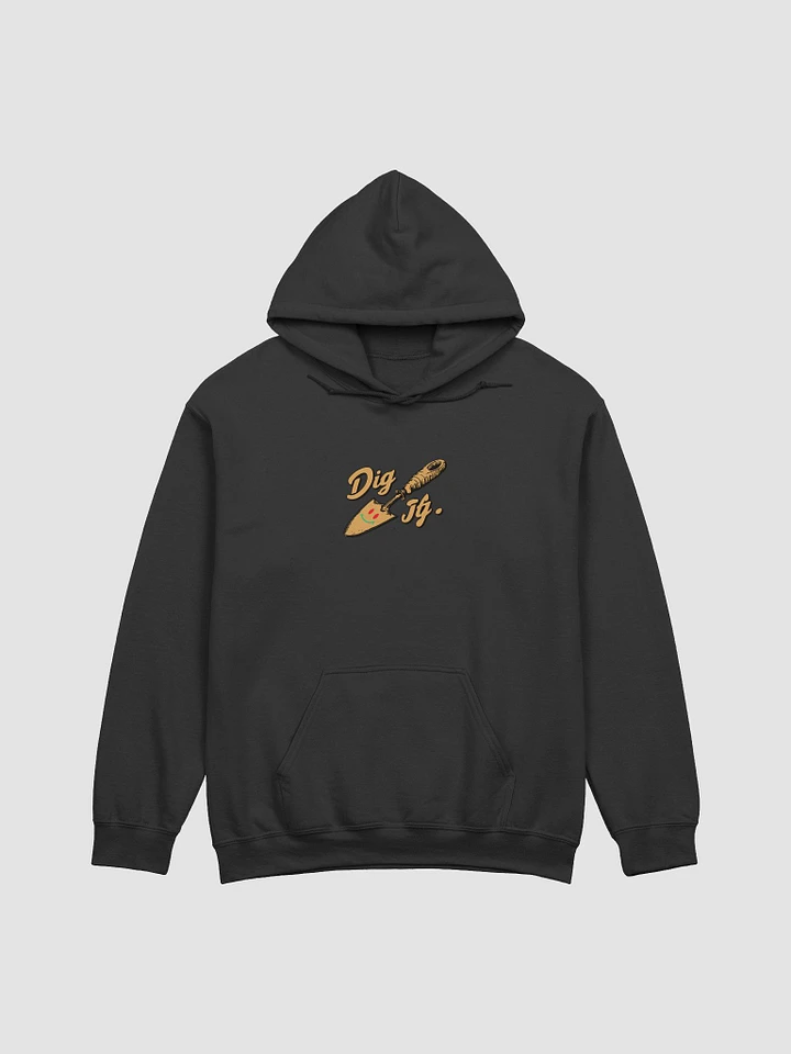 Whimsical 'Dig It' Trowel Illustration Hoodie product image (6)