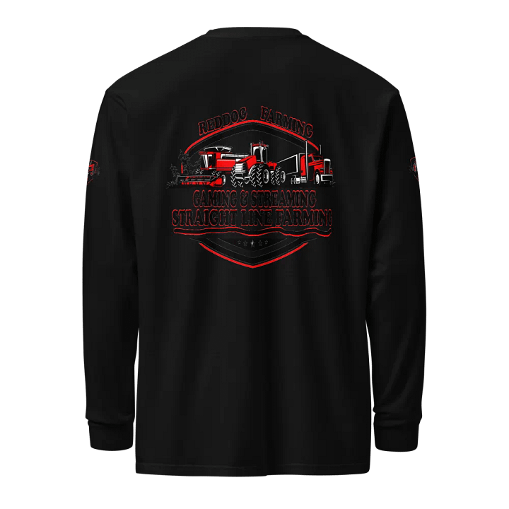 Comfort Colors Unisex Garment-Dyed Heavyweight Long Sleeve Shirt with reddog farming logo product image (6)
