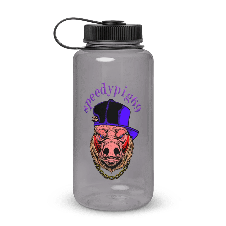 Speedypig69 Boar Cap Wide Mouth Water Bottle product image (1)
