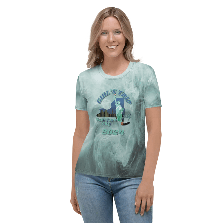 Girls Trip New York 2024 All Over Print T-shirt product image (2)
