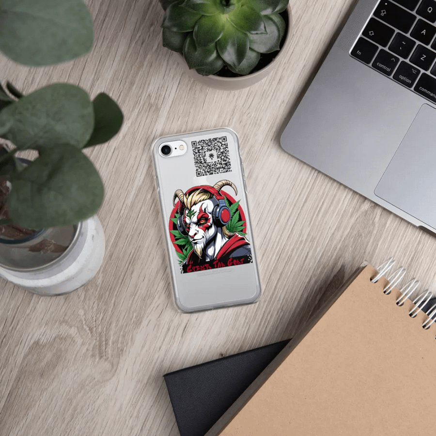 Goat iphone clear case product image (331)