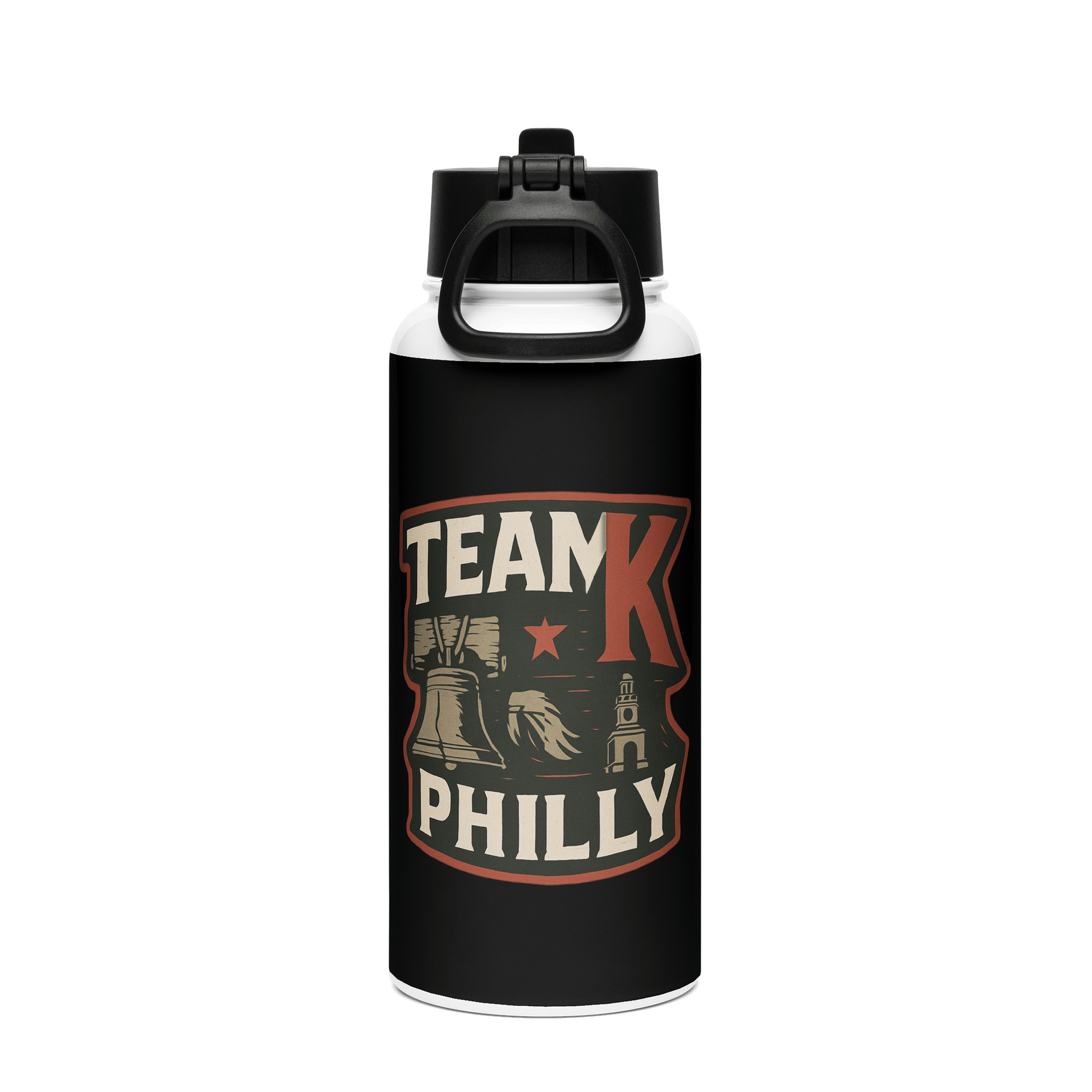 Team K Philly Stainless Steel Water Bottle with a Straw Lid product image (2)