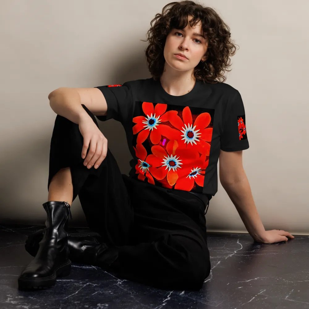Vibrant Floral Delight T-Shirt product image (6)
