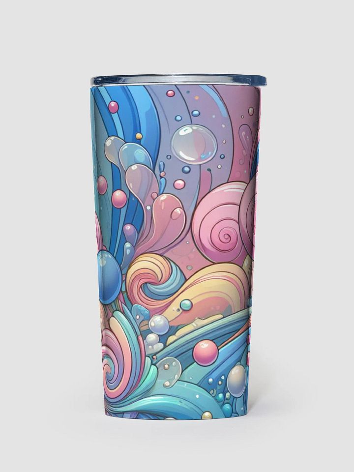Whimsical Swirls 20oz Stainless Steel Tumbler product image (1)