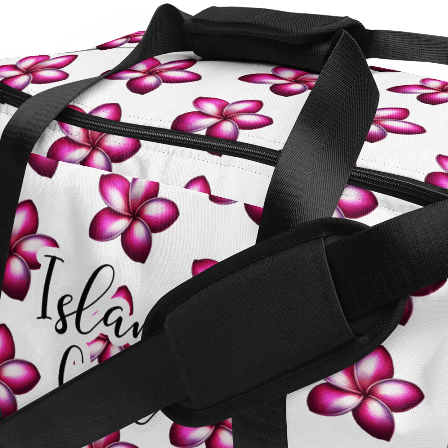 Island Girl Plumeria Duffle Bag - Tropical Bliss for Your Adventures product image (6)