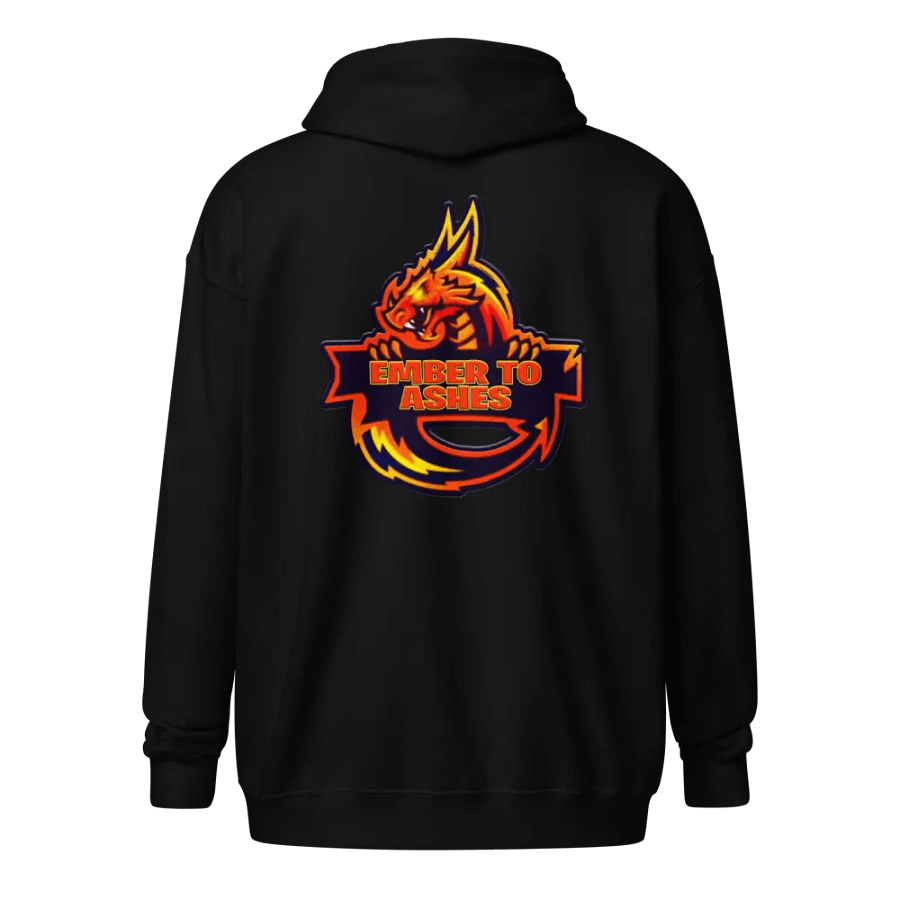 Ember To Ashes Authentic Logo Zip Up Fleece (Back Only) product image (1)